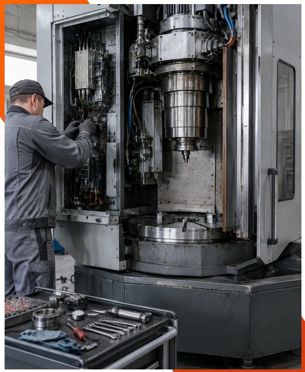 Ремонт вертикальных токарных станков в Благовещенске